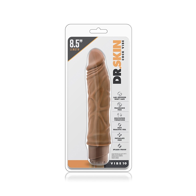 Wibrator-DR. SKIN COCK VIBE 10 8.5INCH COCK